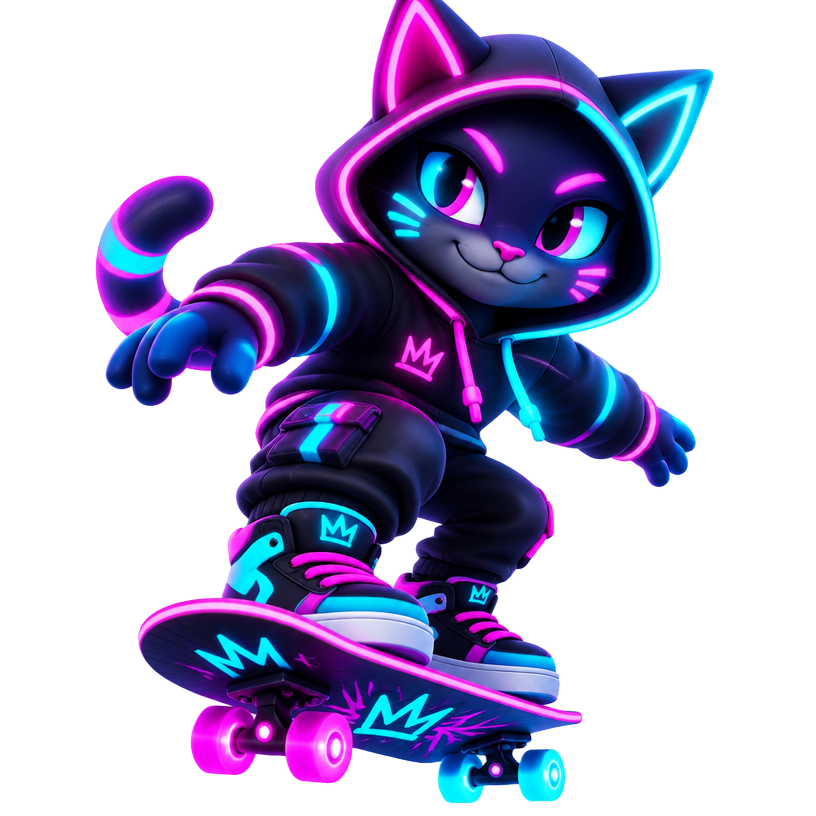 Neon Cat